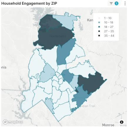 City-level maps highlighting engagement patterns and overall sentiment